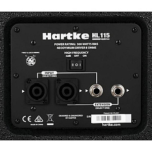 Hartke HyDrive HL115 500W 1x15 inch Bass Amplifier Cabinet