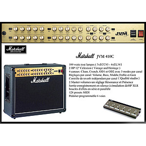 Marshall JVM410C 100W 2x12" Tube Combo Amp