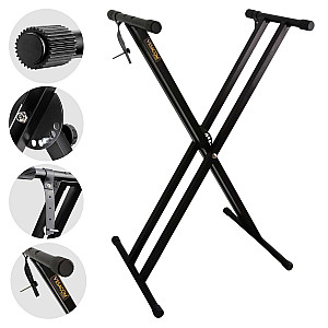 Vesacom KS21 Double X Keyboard Stand