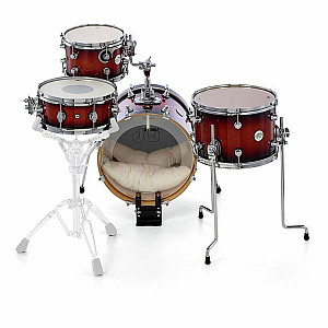 DW Design Mini Pro 16" 4 Piece Drum Set, Tobacco Burst
