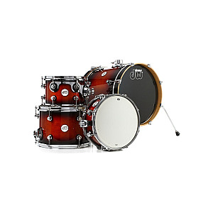 DW Design Mini Pro 16" 4 Piece Drum Set, Tobacco Burst
