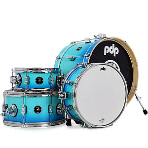PDP Daru Jones New Yorker II 4 Piece Shell Pack, Blue Fade