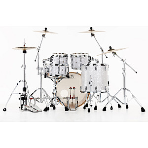 Pearl Professional Maple 7 Piece Drum Set, White Marine Pearl