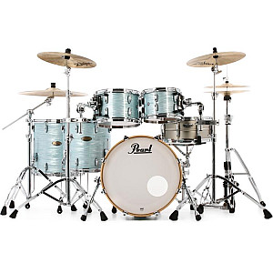 Pearl Session Studio Select 6 Piece Drum Set, Ice Blue Oyster