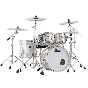 Pearl Session Studio Select 6 Piece Drum Set, Nicotine White Marine Pearl