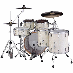 Pearl Session Studio Select 6 Piece Drum Set, Nicotine White Marine Pearl