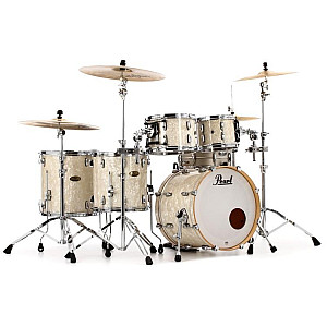 Pearl Session Studio Select 6 Piece Drum Set, Nicotine White Marine Pearl