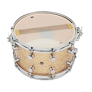 DW Performance DRPF0814SSBR 14X8 inch Maple Snare Drum, Bermuda Sparkle 