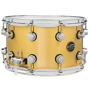 DW Performance DRPM0814SSBP 14x8 inch Polished Brass Snare Drum