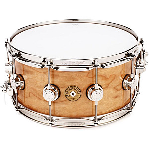 DW Collector's DRR66514SSN Jazz 14"x6.5" Cherry Gum with Nickel Hardware Snare Drum 