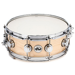 DW Collector's DRSO5514SSC-TX True Sonic 5.5x14 inch Snare Drum, Natural Satin Oil