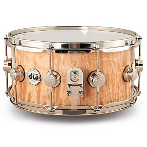 DW Collector's DRU66514SSG 14"x6.5" Exotic Purple Heart with Gold Hardware Snare Drum 
