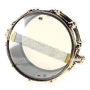 DW Collector's Brass DRVB0814SVG 14x8 inch Snare Drum, Black Nickel