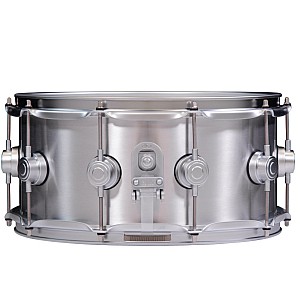 DW Collector's DRVM6514SVS 14x6.5 inch 1mm Thin Aluminum Snare Drum 
