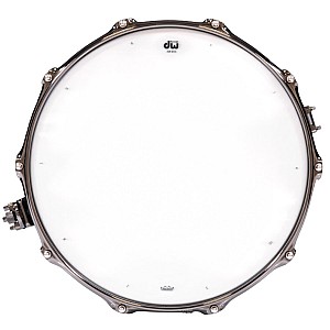 DW Collector's DRX10814SSN084 14x8 inch SSC Maple Snare Drum, Silver Abalone with Black Nickel