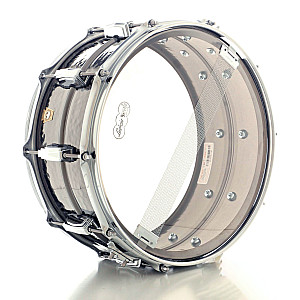 Ludwig Black Beauty LB417K 6.5"x14" Hammered Brass Imperial Lug Snare Drum 