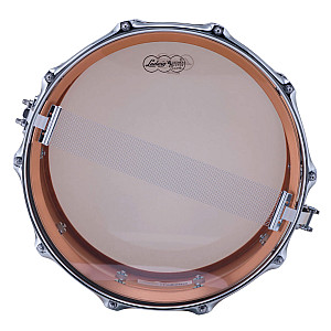 Ludwig Copper Phonic LC662KT 6.5x14Hammered Snare Drum with Tube Lugs