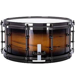 Ludwig Exotic Select LS403TDP2 Ambrosia Maple 6,5"x14" Snare Drum, Black Gold Burst
