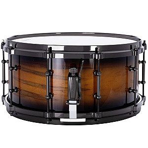 Ludwig Exotic Select LS403TDP2 Ambrosia Maple 6,5"x14" Snare Drum, Black Gold Burst
