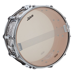 Ludwig Classic Maple LS403XXWA 6.5"x14" Snare Drum, White Abalone 