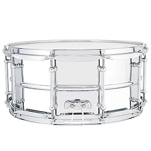 Ludwig Supralite LU6514SL 6.5"x14" Steel Snare Drum 