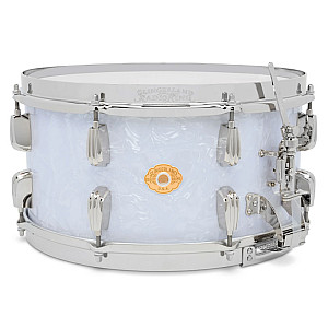 Slingerland Radio King Solid Maple 7"x14" Limited Edition Snare Drum, White Marine Pearl