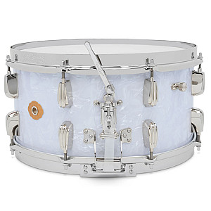 Slingerland Radio King Solid Maple 7"x14" Limited Edition Snare Drum, White Marine Pearl