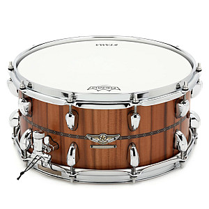 Tama Star Reserve TGHS1465S-SNT G-Mahogany 14x6.5 inch Snare Drum, Natural Tineo