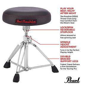 Pearl D1500 Roadster Drum Throne