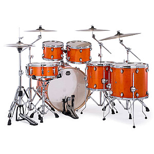 Mapex Mars Maple MM628SFU OG 6 Piece Studioease Drum Set, Glossy Amber