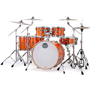 Mapex Mars Maple MM628SFU OG 6 Piece Studioease Drum Set, Glossy Amber