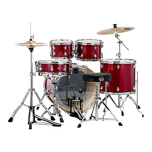 Mapex Venus VE5295FT VM 5 Piece Drum Set, Crimson Red Sparkle