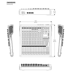Nakamichi ZX 16 Professional 16 Channel Audio Mixer