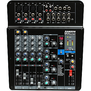 Samson MXP124FX - MixPad Compact, 12-Channel Analog Stereo Mixer with Effects and USB