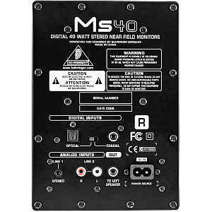 Behringer MS40 Powered Studio Monitor (Pair)