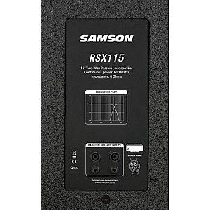 Samson RSX115 600W 15" 2-Way Passive Loudspeaker